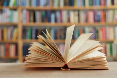 Tahta masalı kitaplar.