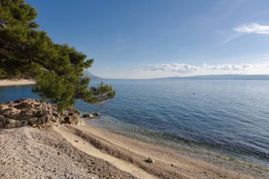 Hırvatistan 'da deniz kıyısında..