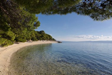 Hırvatistan 'da deniz kıyısında..