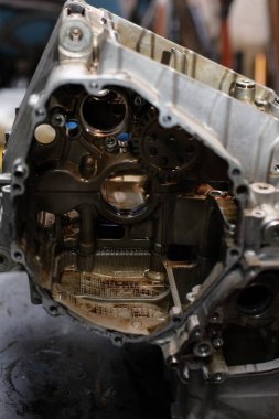 engine of car. car engine