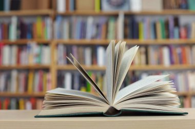 stack of book in library