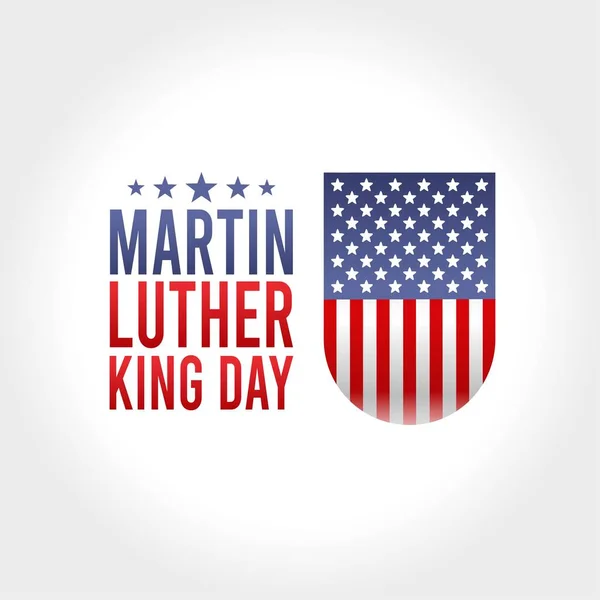 Martin Luther King Day Vector Illustration Conveniente Para Cartel Bandera — Archivo Imágenes Vectoriales