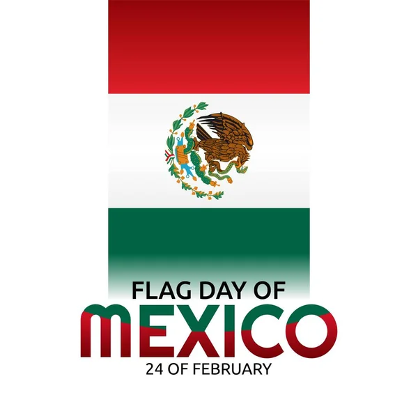 Día Bandera México Vector Illustration Adecuado Para Tarjetas Felicitación Carteles — Archivo Imágenes Vectoriales