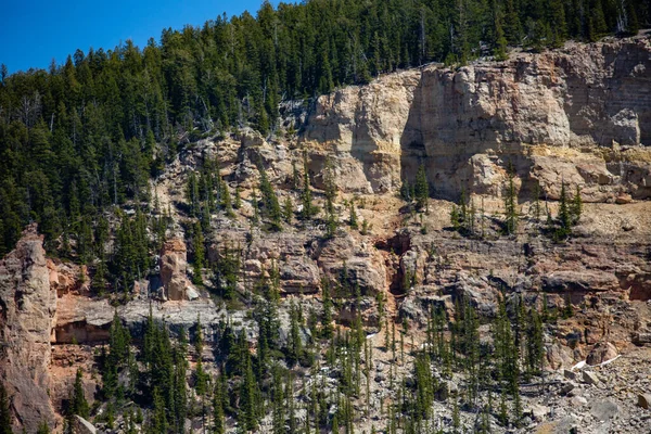 Cliffs Bighorn National Forest Wyoming Late May Horizontal — Stock Photo, Image