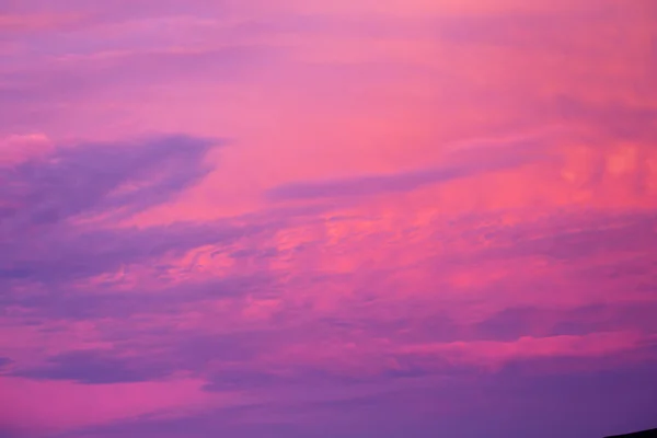 Bunte Flauschige Abstrakte Naturwolken Sommer Waagerecht — Stockfoto