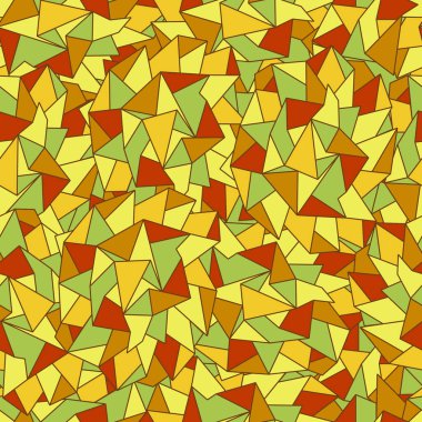 renkli üçgenler dikişsiz desen