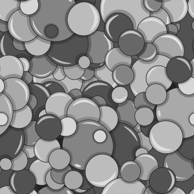 Gri kabarcıklar pürüzsüz desen