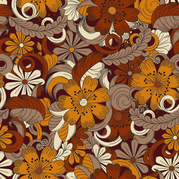 Yumuşak çiçekler pürüzsüz desen