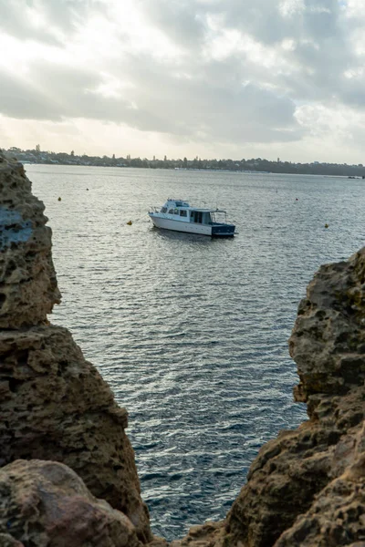 Batı Avustralya Perth Teki Kuğu Nehrinin Manzarası — Stok fotoğraf