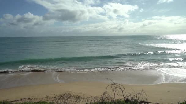 Vågorna Och Vattnet Mandurah Stränder Nära Perth Western Australia — Stockvideo