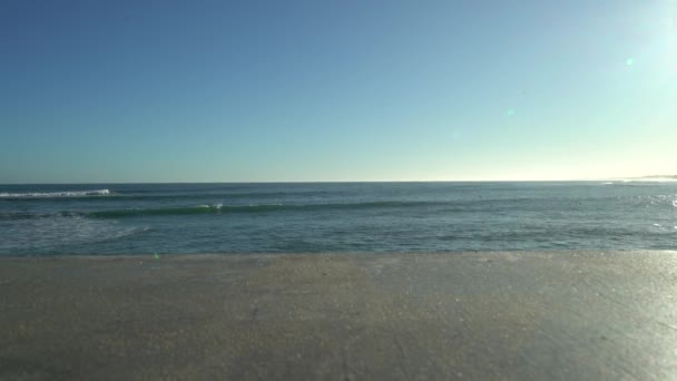 Ondas Água Nas Praias Mandurah Perto Perth Austrália Ocidental — Vídeo de Stock