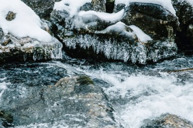 Yeni yıl için Avusturya Alpleri, Toplitzsee Gölü, Kammersee