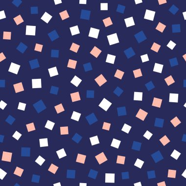 Soyut vektör kusursuz desen. Soyut modern trend vektör illüstrasyonu. Puantiyeli kumaş ve duvar kağıdı için en iyisi.