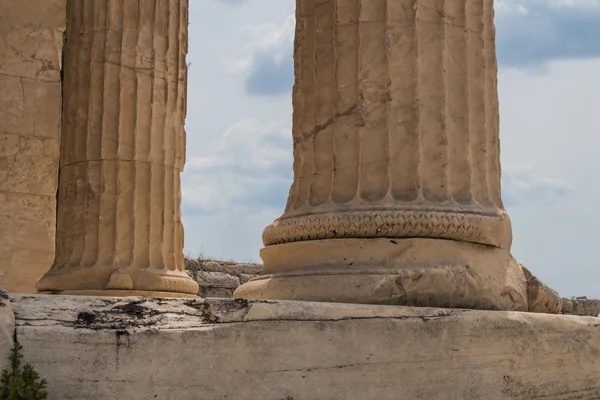 Akropolis, podrobnosti o architekturu, Řecko — Stock fotografie