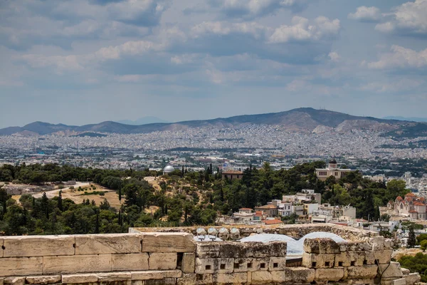 Athény City View, Řecko — Stock fotografie