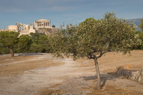 Vista de la Acrópolis, Atenas, Grecia —  Fotos de Stock