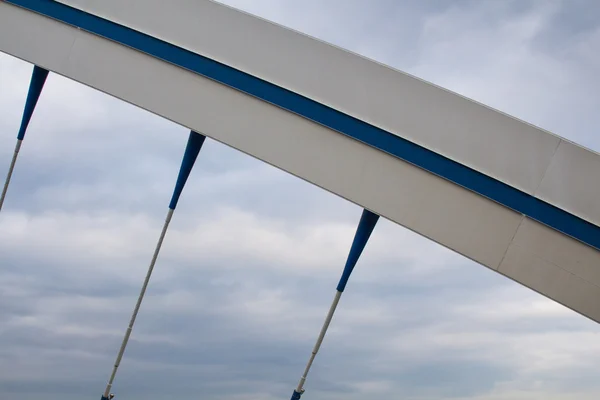 Details voor een moderne brug constructie — Stockfoto