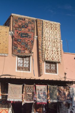 Saray Halı mağazası Marakeş, Fas ile