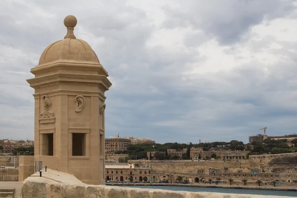 Toren in Senglea, eiland van Malta — Stockfoto