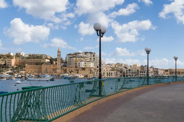 Stad Marsascala, eiland Malta, 02 mei 2015 — Stockfoto