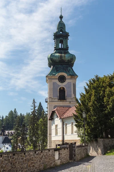 Kule eski kale, Banska Stiavnica, Slovakya — Stok fotoğraf