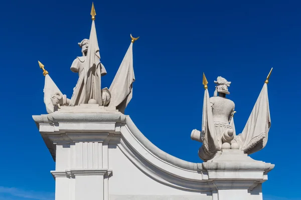 Detalhe de um portão no castelo de Bratislava, Eslováquia — Fotografia de Stock