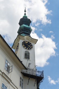 Tower Town Hall Banska Stiavnica, Slovakya