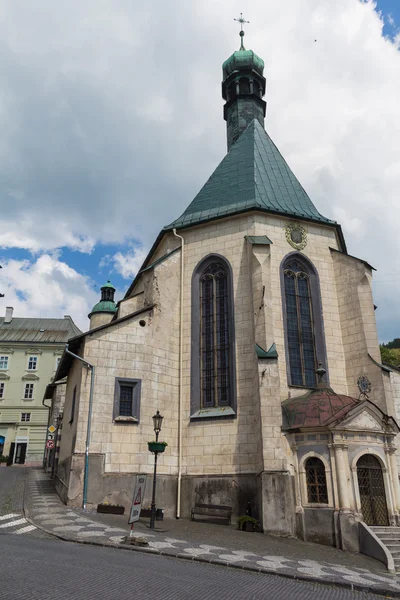 Aziz Catherine Kilisesi, Banska Stiavnica, Slovakya — Stok fotoğraf