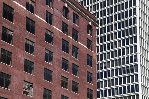 Detroit - old and new buildings — Stock Photo, Image