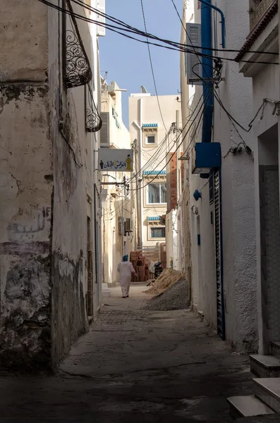Piccola strada a Monastir, Tunisia — Foto Stock