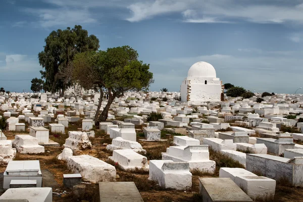Cemitérios em Monastir, Tunísia — Fotografia de Stock