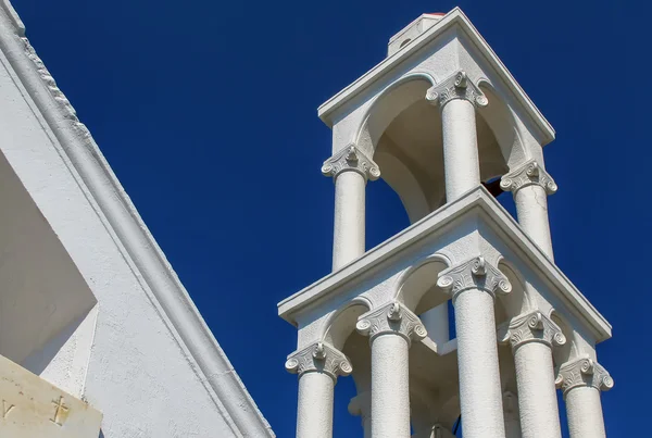 Contrast belfry, Greece — Stock Photo, Image