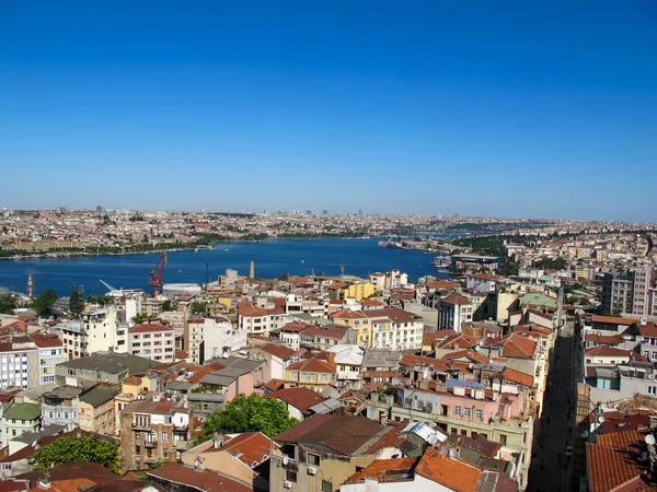 Istanbul vue sur la ville depuis la tour Galata — Photo