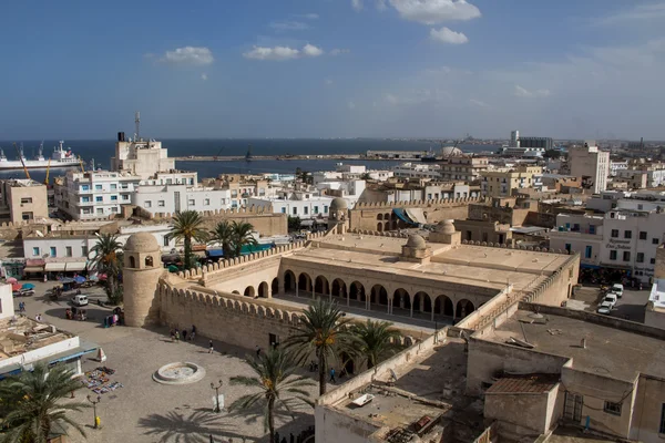 Vista de la Mezquita de Sousse, Túnez Imágenes de stock libres de derechos