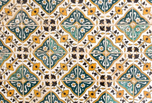 Tradizionali piastrelle floreali in Tunisia — Foto Stock