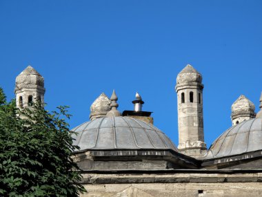 Domes and small towers of the Süleymaniye Mosque, Istanbul