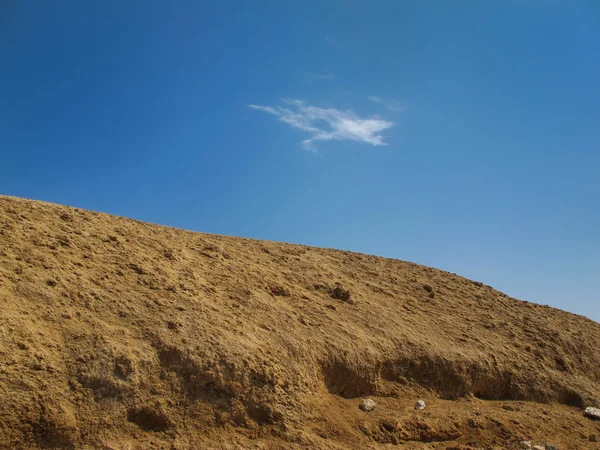 Kust woestijn en Sky — Stockfoto