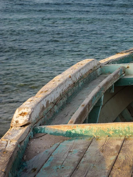 Détail du bateau le bord de la mer — Photo