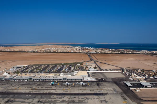 Flughafen in Hurghada, Ägypten — Stockfoto