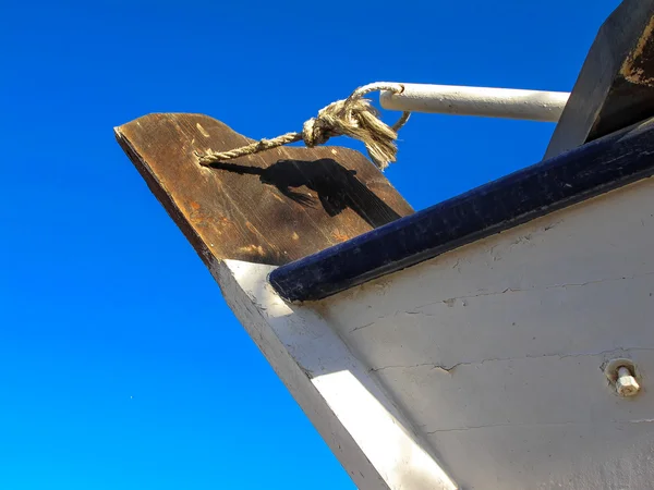 Detail eines alten Fischerbootes — Stockfoto
