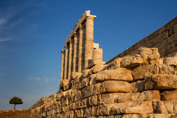 Tempio di Poseidone, Grecia — Foto Stock