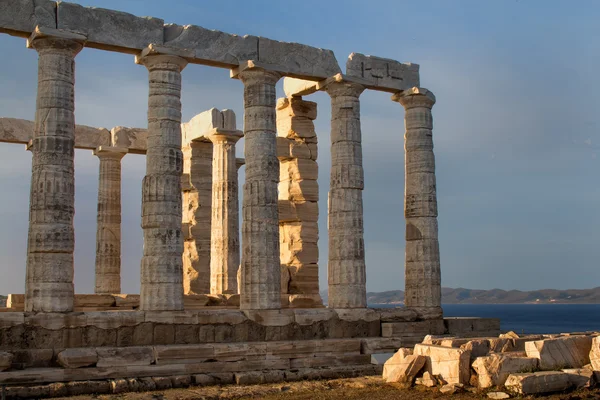 Храм Посейдона, Греція — стокове фото
