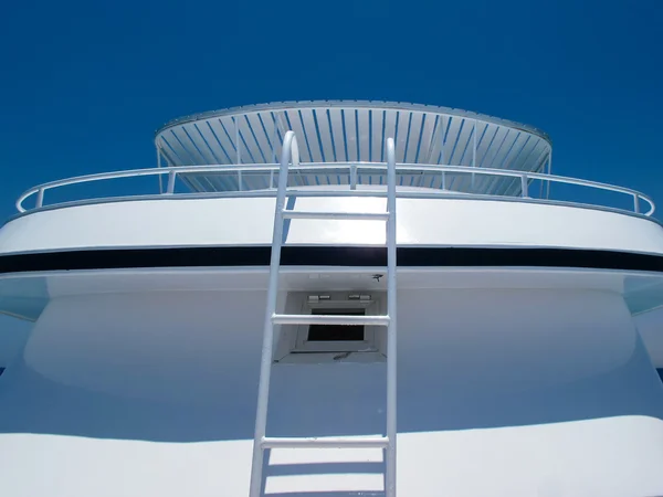 Yacht Detail and Sky — Stock Photo, Image