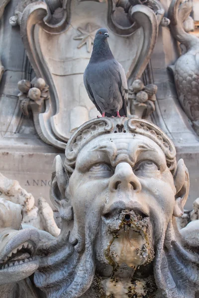 Detalle de Fontana del Pantheon, Italia — Foto de Stock