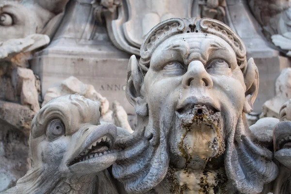 Detalle de Fontana del Pantheon, Italia — Foto de Stock