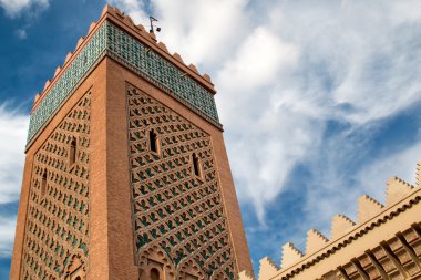 El Mansur Camii minaresi, Marrakesh, Morocco