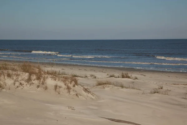 Ozean Trifft Auf Sandstrand — Stockfoto