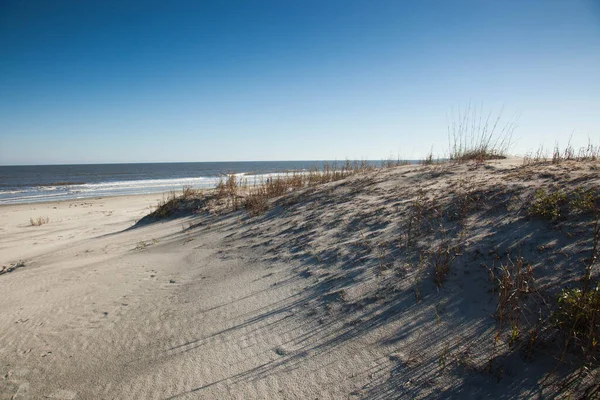 Ozean Trifft Auf Sandstrand — Stockfoto