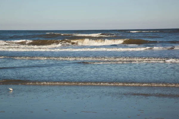 Onde Oceaniche Sulla Spiaggia — Foto Stock