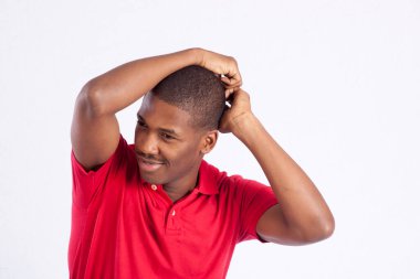 Dans eden mutlu siyah adam